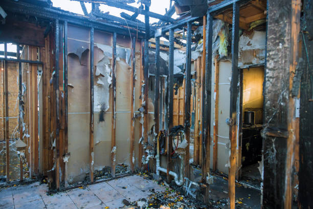 Professional Fire Damage Removal technician working in Neenah, WI